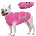 Adjustable fleece dog jacket