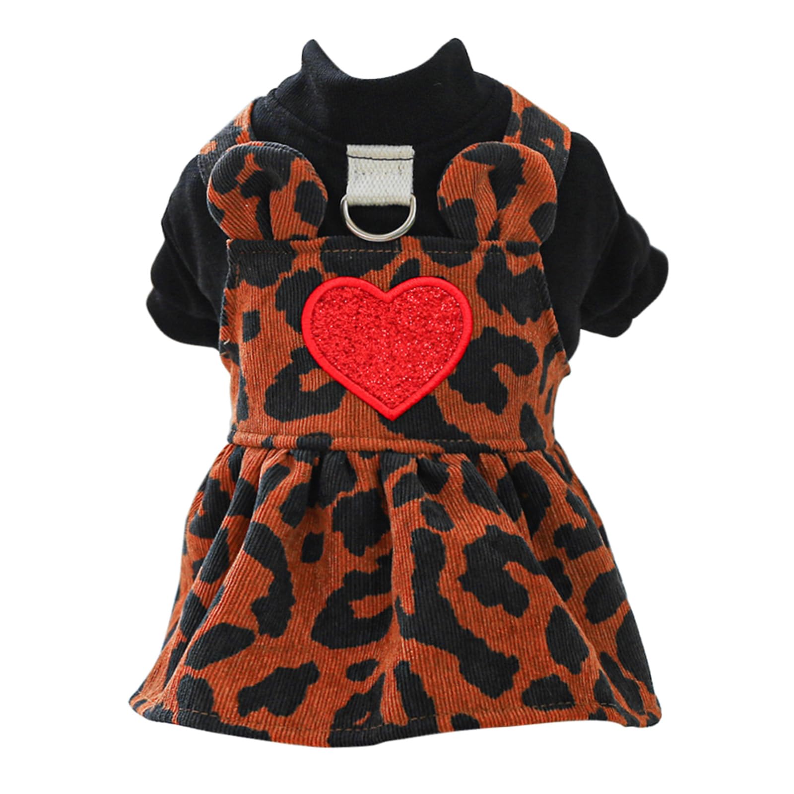Leopard print design dress